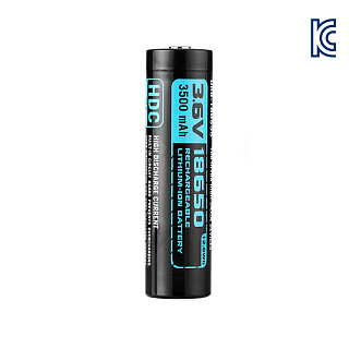¿À¶óÀÌÆ® HDC 18650 ÃæÀü¿ë ¹èÅ͸® (KCÀÎÁõ /3.6V / 3500mAh)