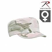 로스코 여성용 어드저스터블 빈티지 전투 캡모자 (핑크 카모)